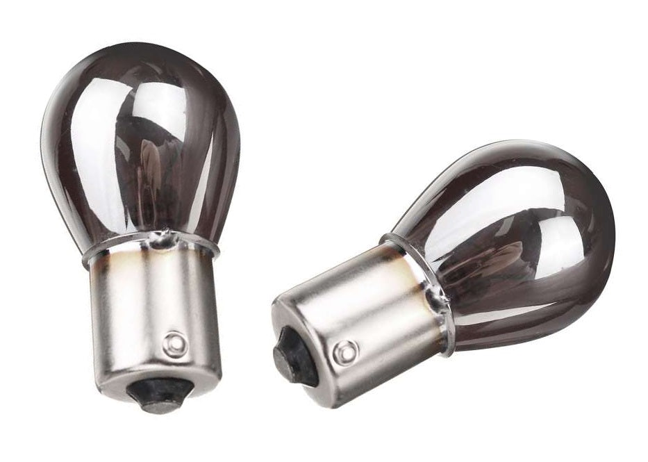 Ampoule TUNING PLUS™ BAU15s chrome et ambre 12v 27w (lot de 2)