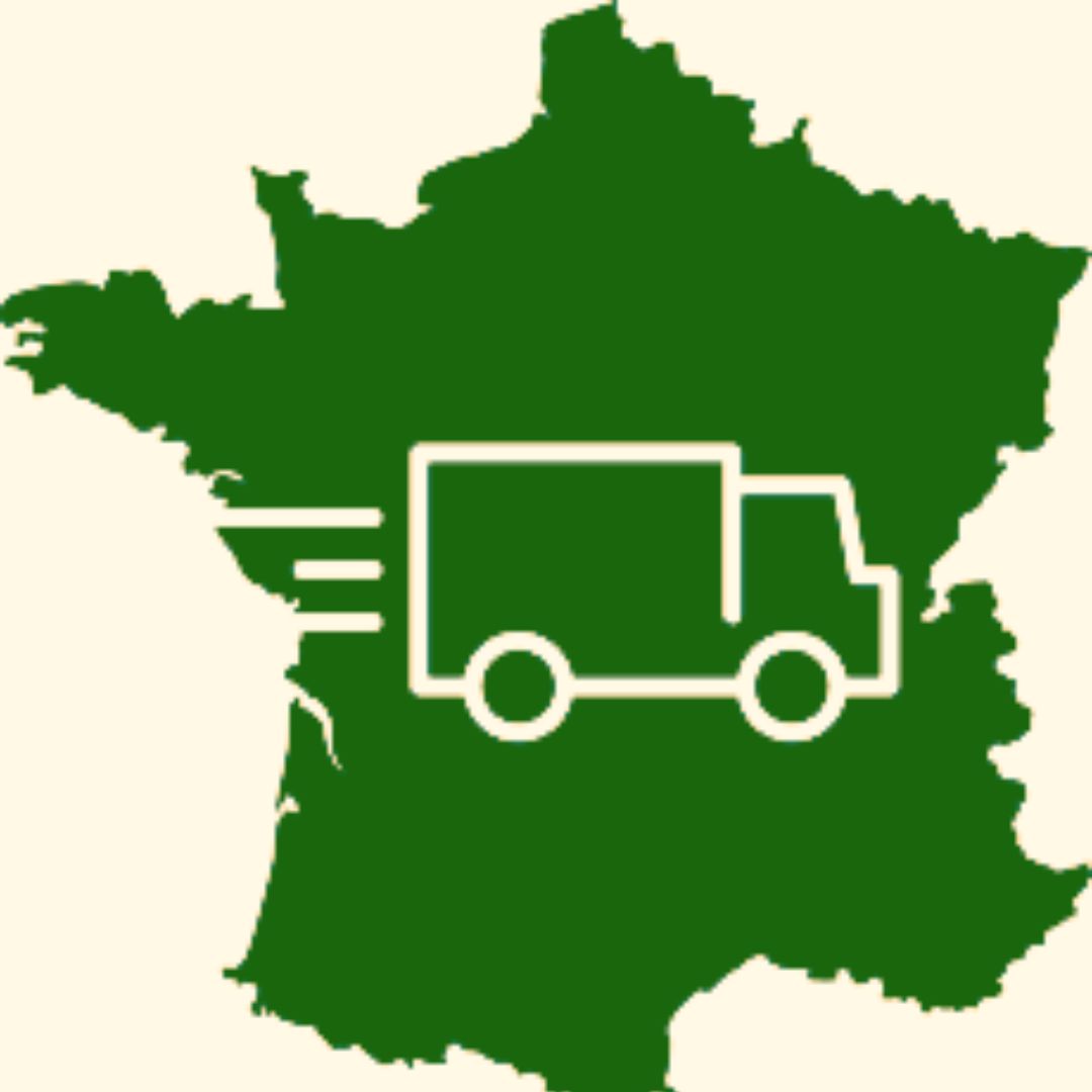 Livraison gratuite à domicile pour la France métropolitaine