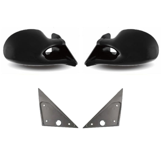 Rétroviseurs adaptables CITROEN ZX de 1991 à 1998 style M2 noir manuel