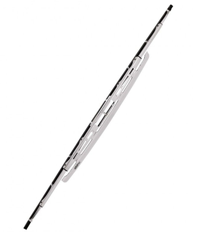 Balai d'essuie-glace 57,5 cm chrome à double déflécteur - STATION MANIA