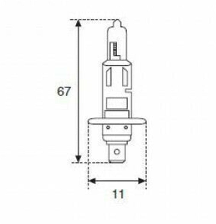 Ampoule DELTAMICS™ H1 Xenon Blue 12v 55w (lot de 2) - STATION MANIA