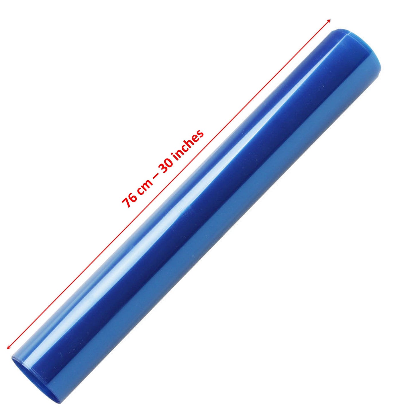 Film solaire bleu 2m x 76 cm non réfléchissant sans métallisation pour pose intérieure sur vitres
