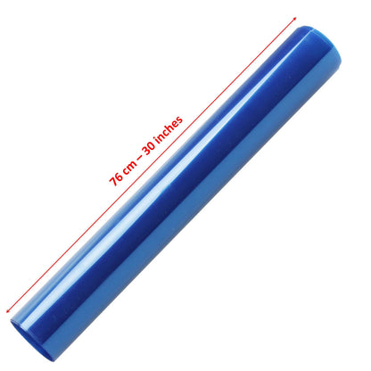 Film solaire bleu 2m x 76 cm non réfléchissant sans métallisation pour pose intérieure sur vitres