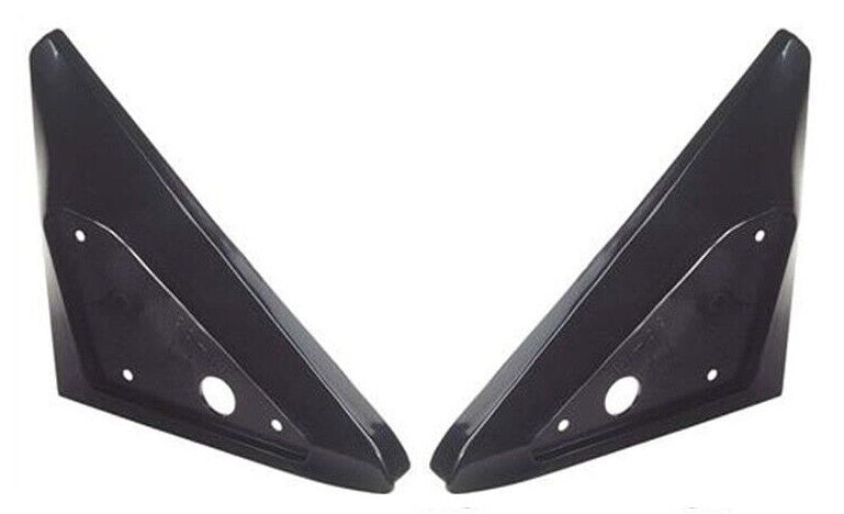 Paire de supports noirs adaptateurs de rétroviseurs accessoires compatibles AUDI A5 (type B8) de 2007 à 2016 platines de fixation d'embase universelle - STATION MANIA