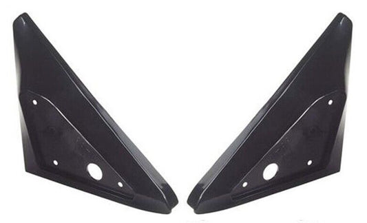 Paire de supports noirs adaptateurs de rétroviseurs accessoires compatibles AUDI A5 (type B8) de 2007 à 2016 platines de fixation d'embase universelle - STATION MANIA
