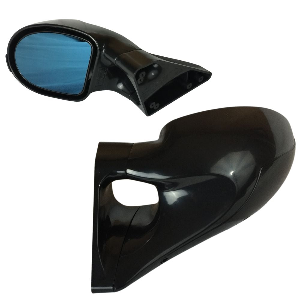 Rétroviseurs adaptables HONDA Integra I 4 portes de 1990 à 1993 style K3 noir et noir manuel