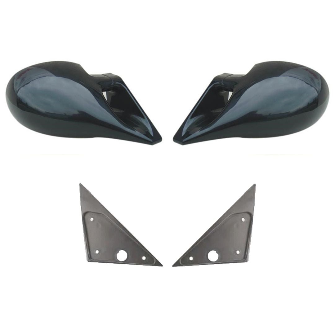 Rétroviseurs adaptables MITSUBISHI Lancer VI et Colt V style M3 noir manuel