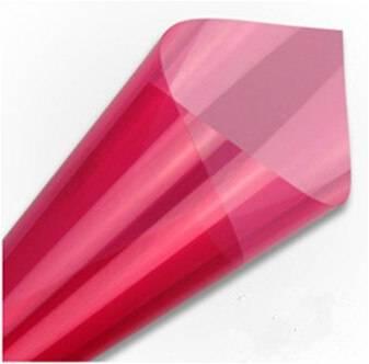 Bande pare-soleil rose de film solaire teinte dégradée translucide largeur 20cm pour haut de pare-brise - VENDU AU METRE - STATION MANIA