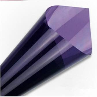 Bande pare-soleil violette de film solaire teinte dégradée translucide largeur 20cm pour haut de pare-brise - VENDU AU METRE - STATION MANIA