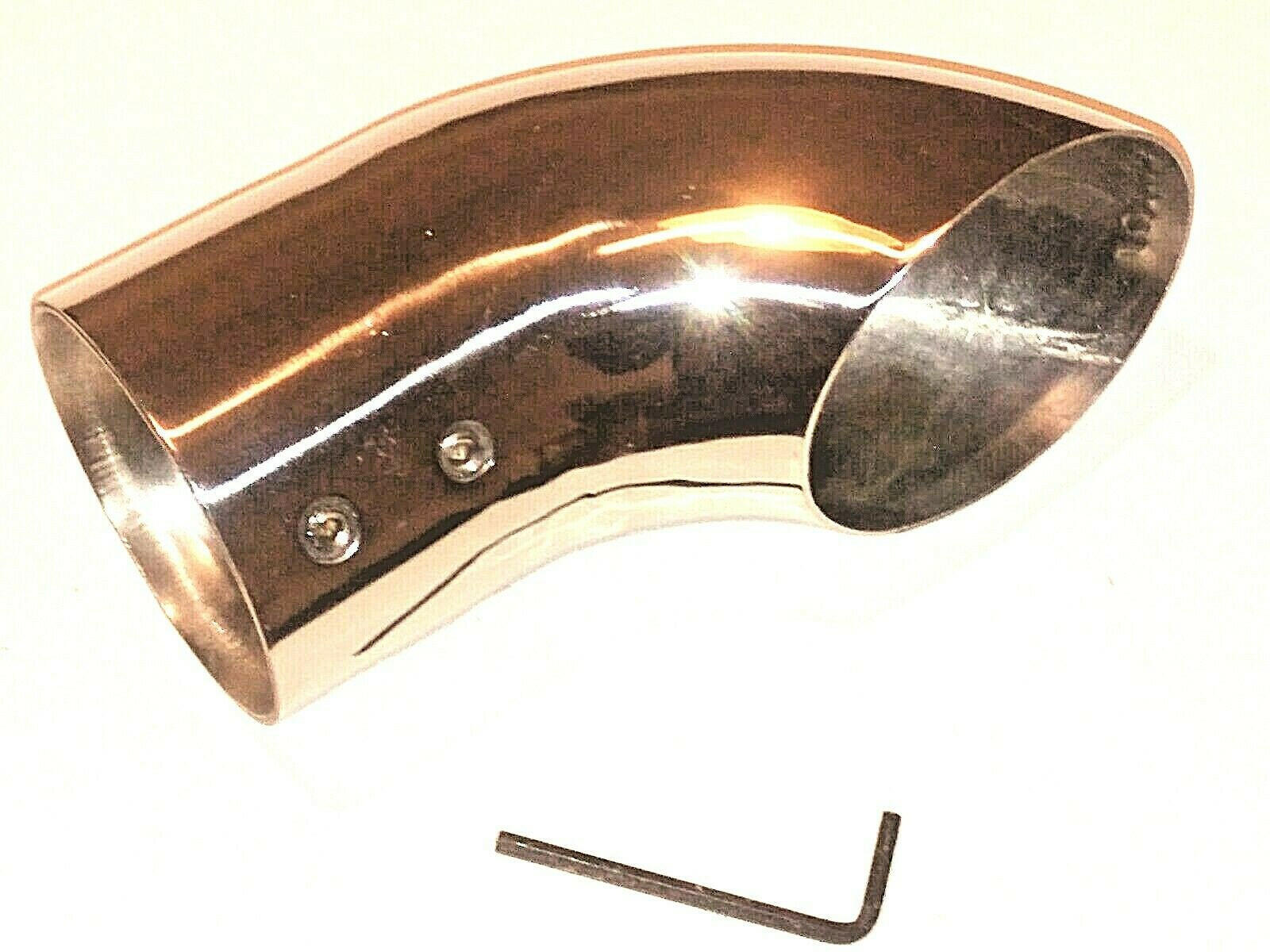 Embout d'échappement coudé en inox eKtor ZEPHYR - STATION MANIA