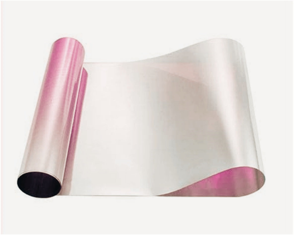VENDU AU METRE Bande de film solaire couleur dégradée réflective largeur 20cm pour haut de pare-brise