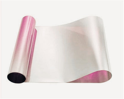 VENDU AU METRE Bande de film solaire couleur dégradée réflective largeur 20cm pour haut de pare-brise