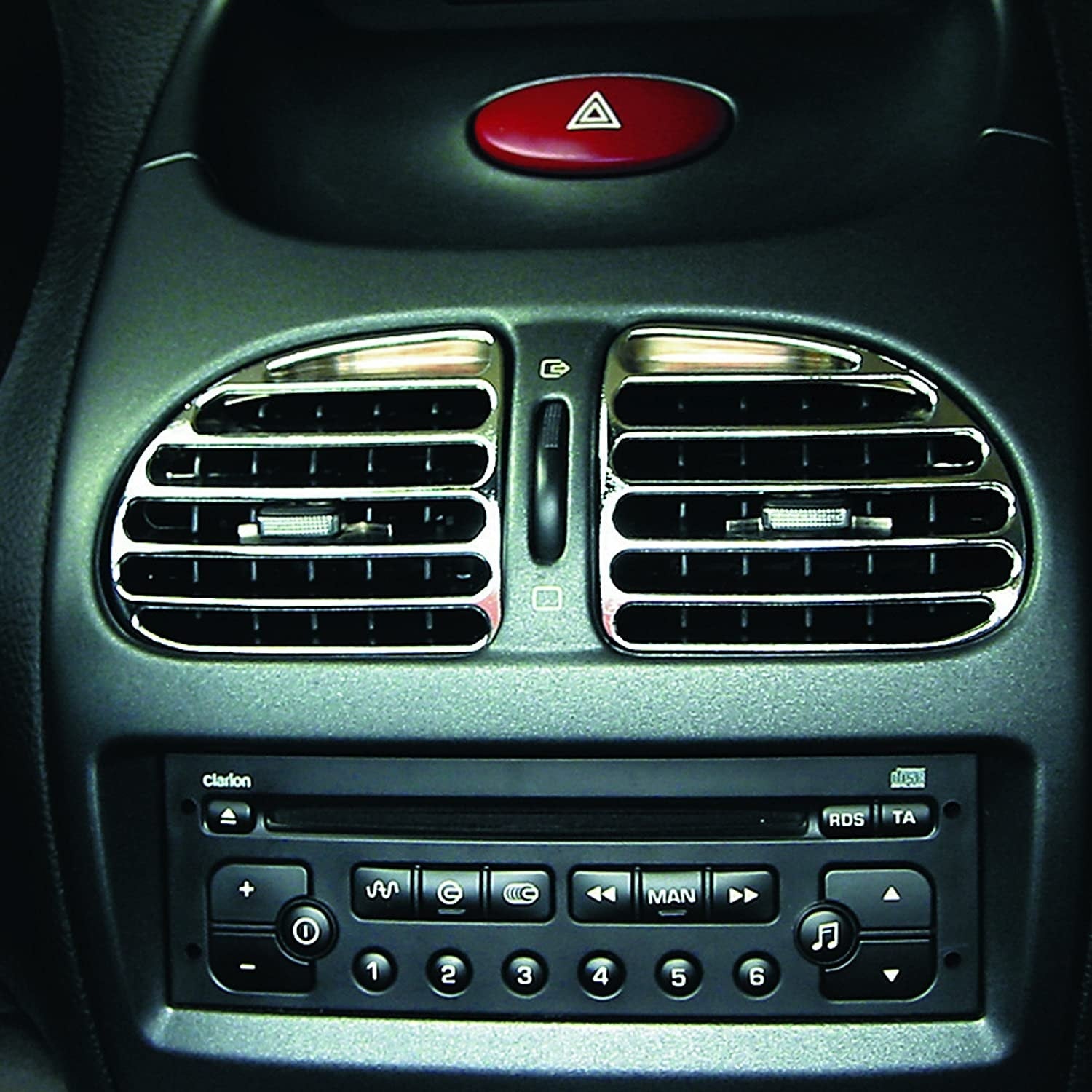 Lot De 4 Grilles D'aération Pour Climatisation De Voiture Pour Tableau De Bord Central~p147121664