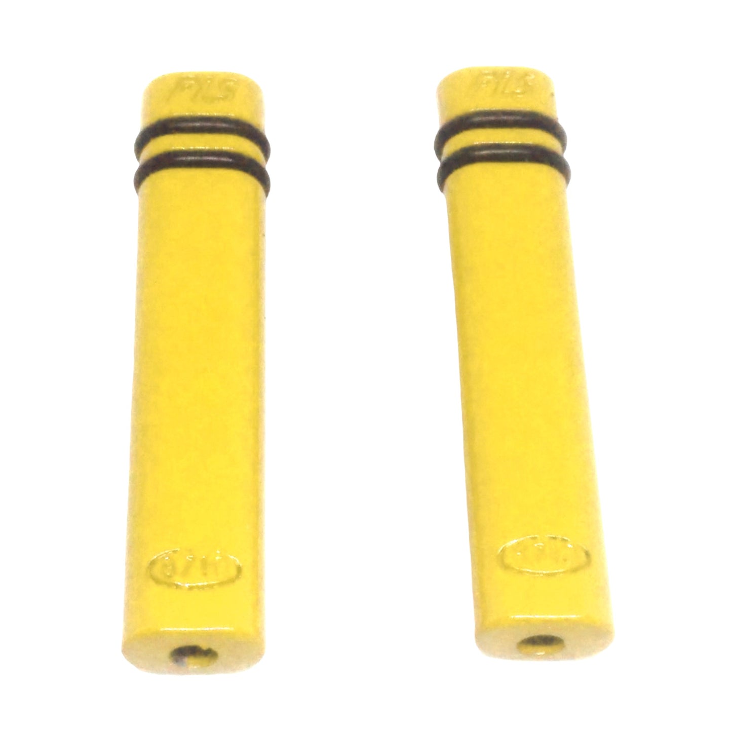 Loquets jaunes de fermeture de portes PEUGEOT 106, 205, 309, CITROEN Saxo (jeu de 2)