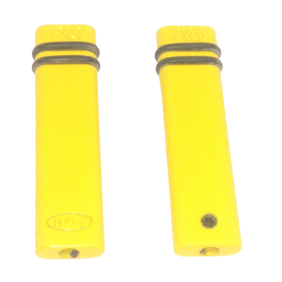 Loquets jaunes de fermeture de portes RENAULT Twingo, Super 5, Express...(jeu de 2)