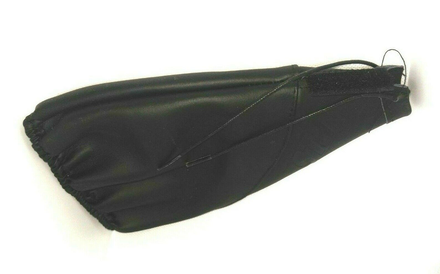 Soufflet universel de levier de vitesse PLS™ cuir noir coutures noires