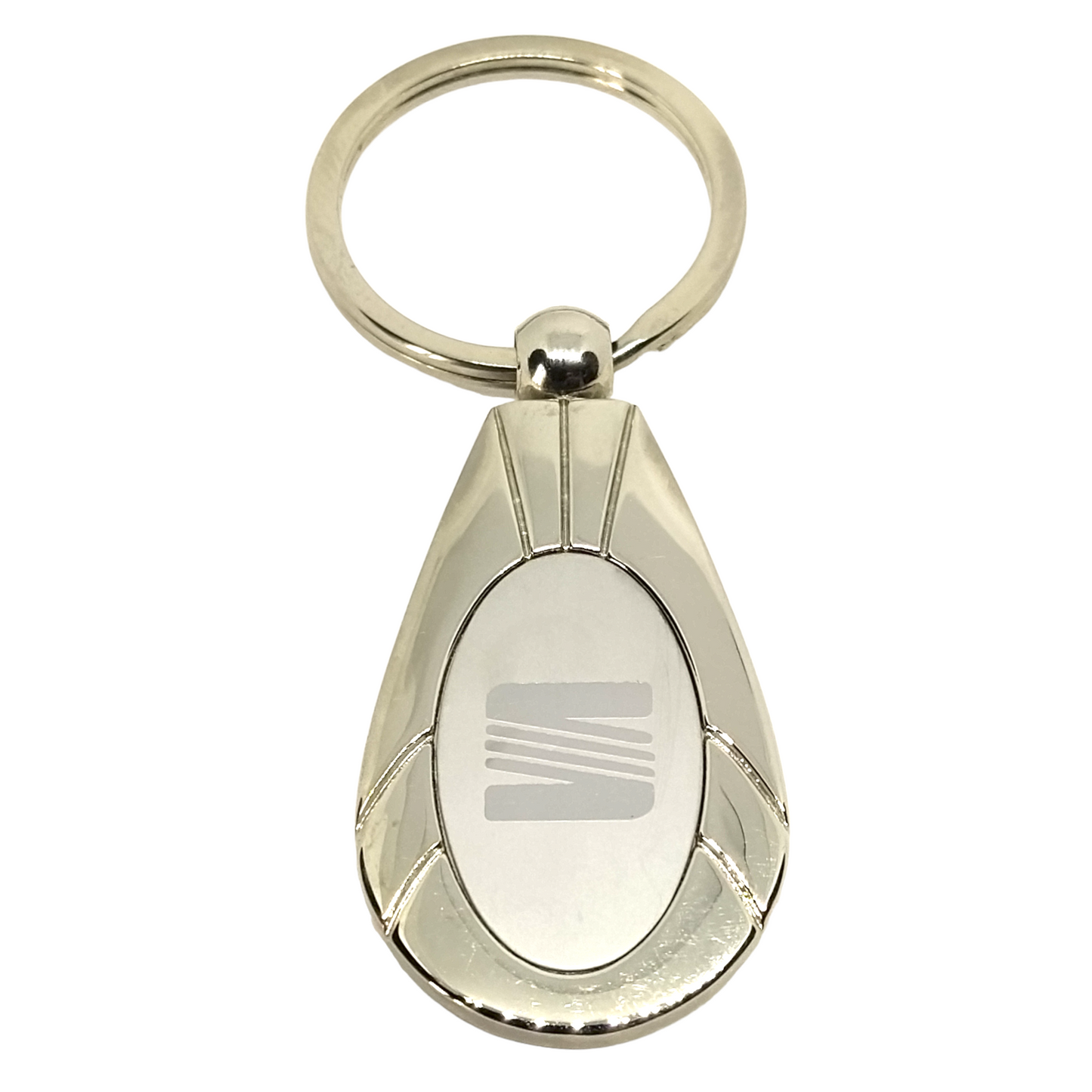 Porte-clés logo SEAT en métal argenté