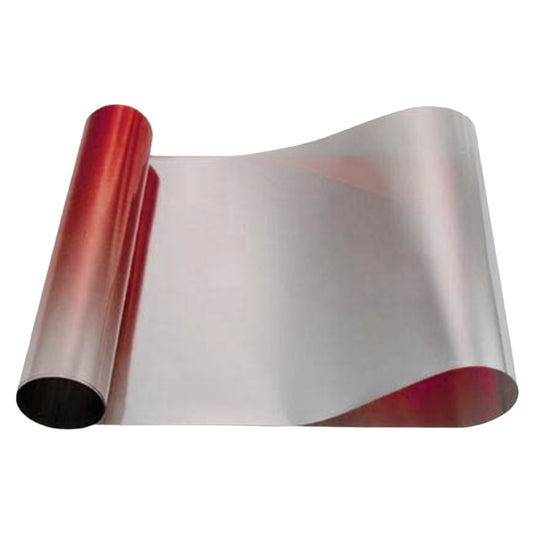 Bandeau pare soleil film réflectif rouge 150X20cm à poser sur pare-brise couleur graduelle chromée - STATION MANIA