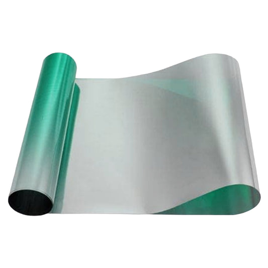 Bandeau pare soleil film réflectif turquoise 150X20cm à poser sur pare-brise couleur graduelle chromée - STATION MANIA